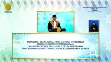 KPTTUN Banjarmasin Hadiri Laporan Tahunan MA RI, Tegaskan Peran Strategis Peradilan�.